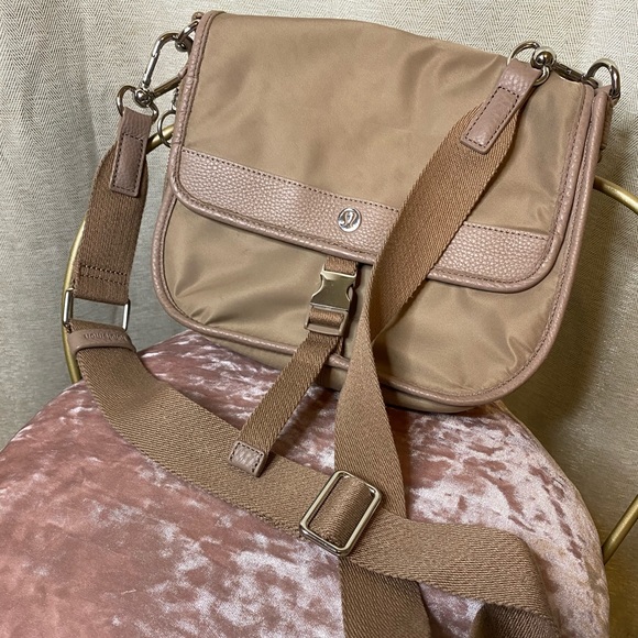 lululemon athletica Handbags - Lululemon Now & Always Crossbody bag in Soft Sand